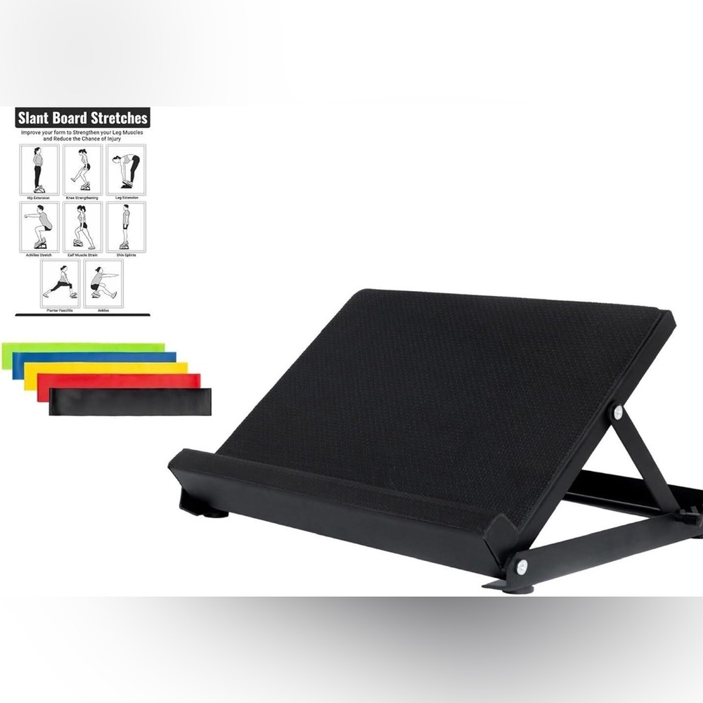 NEW Slant Board Exercise Desk Home Office Stretching for Calves Feet Leg Muscles